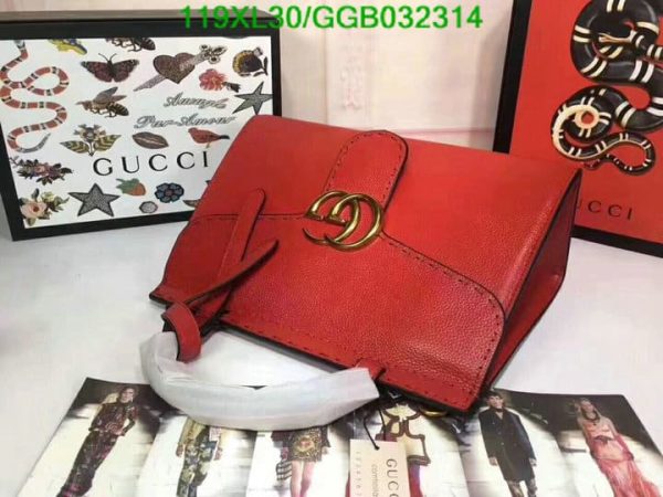 Gucci AAA+ Replica Multicolor GG Marmont Top Handle Bag GGB0323144638