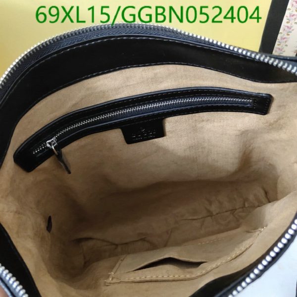 Gucci AAA+ Replica Front Zip Flat Messenger Bag GGBN052450452