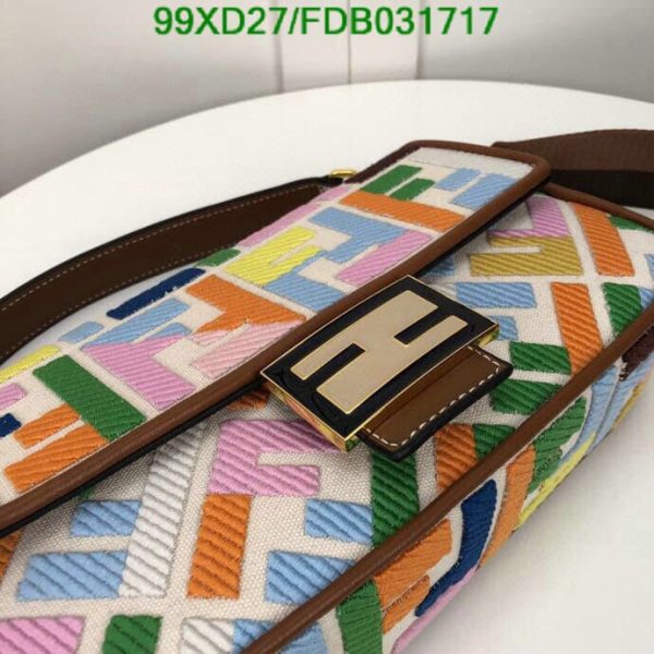 Fendi AAA+ Replica Zucca Baguette Shoulder Bag FDB0317171110