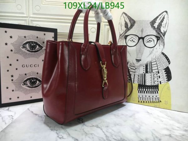 Gucci AAA+ Replica Jackie Leather Tote Bag LB94535864213