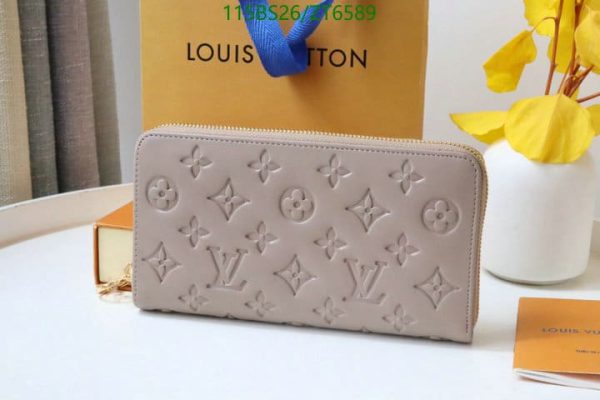 Louis Vuitton 1:1 Mirror Lagon Zippy Long Ladies Wallet ZT65895481972