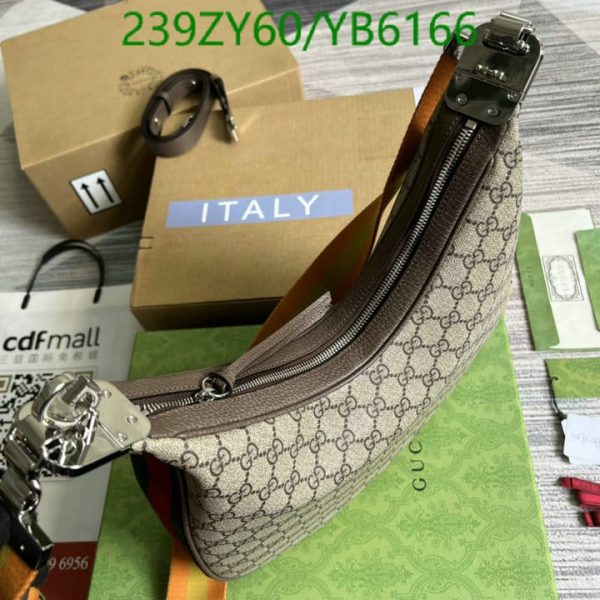 Gucci 1:1 Mirror Replica Attache Large Shoulder Bag YB61661672819