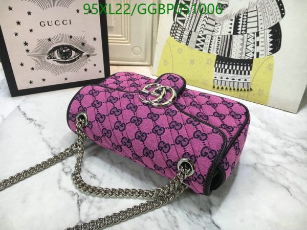 Gucci AAA+ Replica GG Marmont Multicolor Shoulder Bag GGBP051006167