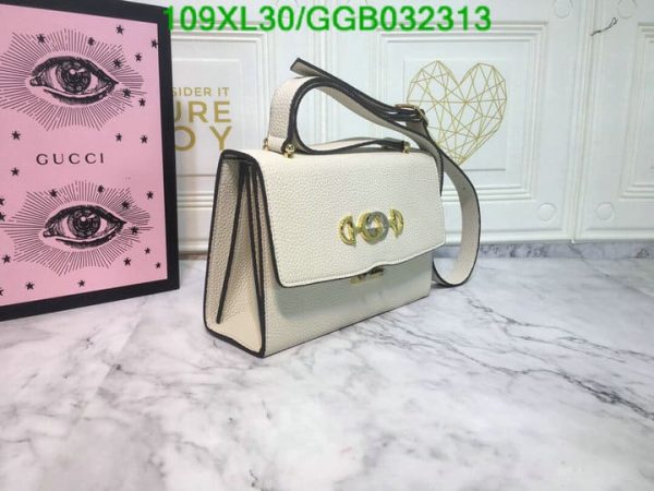 Gucci Zumi AAA+ Replica Leather Small Shoulder Bag GGB0323136421