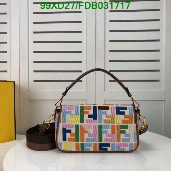 Fendi AAA+ Replica Zucca Baguette Shoulder Bag FDB0317171110