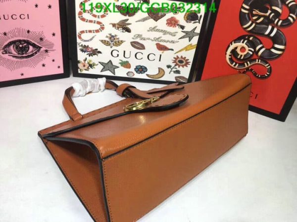 Gucci AAA+ Replica Multicolor GG Marmont Top Handle Bag GGB0323144638