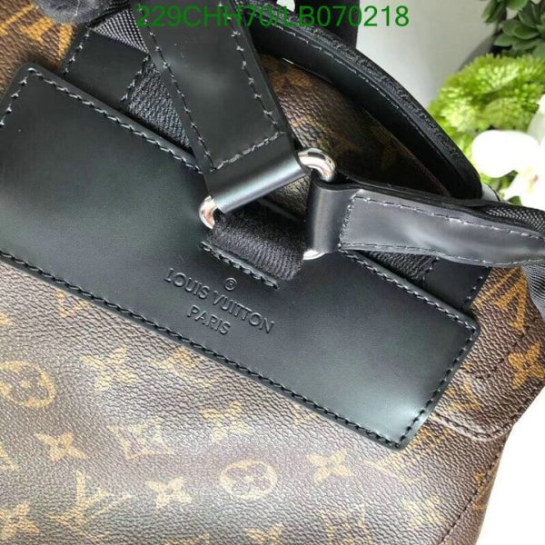 Louis Vuitton 1:1 Mirror Replica Lana Monogram Macassar Christopher MM Backpack LB07021812457