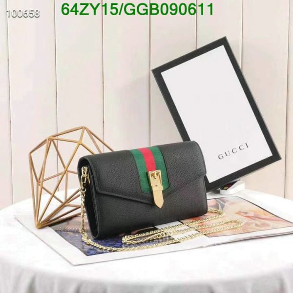 Gucci AAA+ Replica Gucci Sylvie Leather Flap Bag GGB0906115134