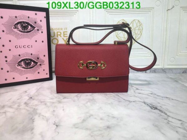 Gucci Zumi AAA+ Replica Leather Small Shoulder Bag GGB0323136421