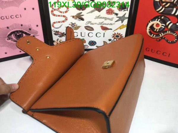 Gucci AAA+ Replica Multicolor GG Marmont Top Handle Bag GGB0323144638