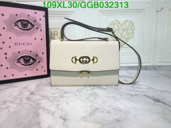 Gucci Zumi AAA+ Replica Leather Small Shoulder Bag GGB0323136421