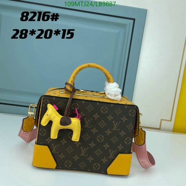 Louis Vuitton  AAA+ Replica Canvas Leather Handbag LB98874852159