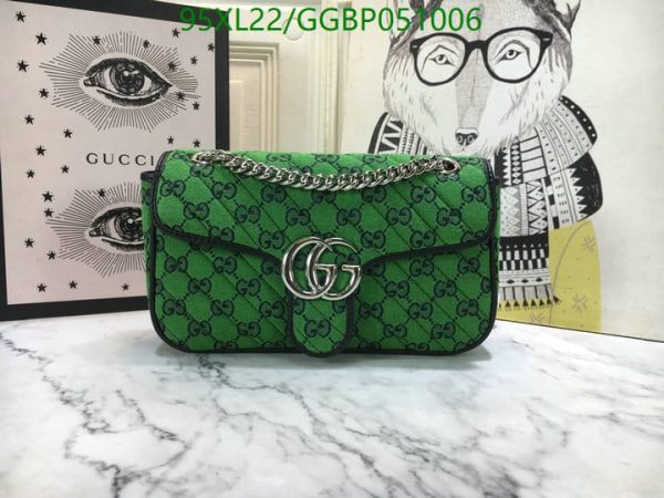 Gucci AAA+ Replica GG Marmont Multicolor Shoulder Bag GGBP051006167