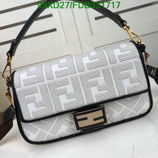 Fendi AAA+ Replica Zucca Baguette Shoulder Bag FDB0317171110