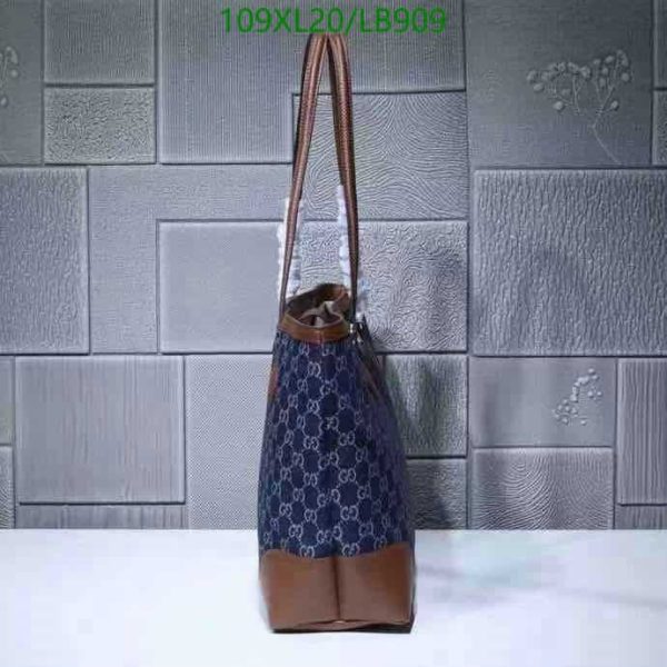 Gucci Ophidia AAA+ Replica Medium Denim Tote Bag LB90953285412