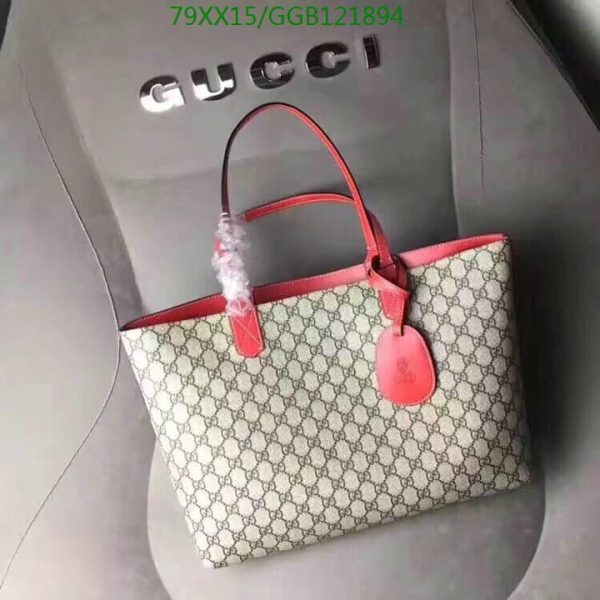 Gucci Reversible AAA+ Replica Small Coated Leather Tote Bag GGB1218944582