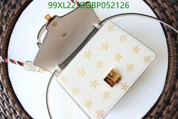 Gucci AAA+ Replica Embroidered Sylvie Small Shoulder Bag GGBP052126827