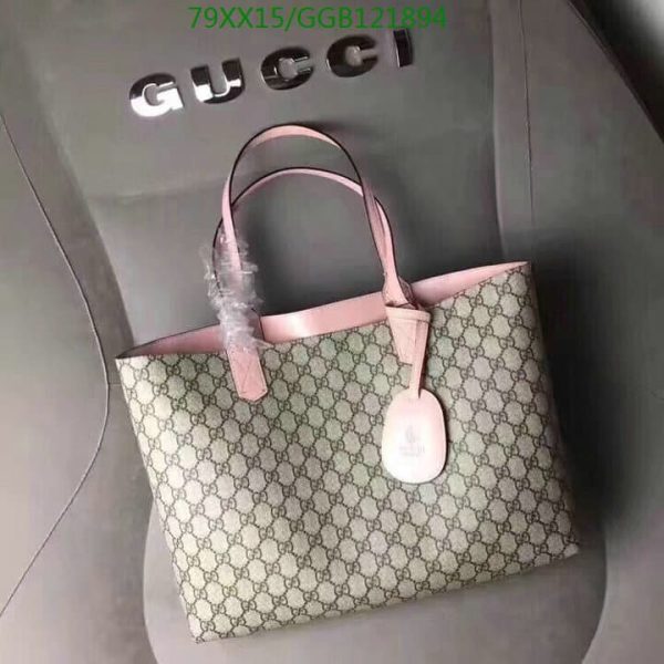 Gucci Reversible AAA+ Replica Small Coated Leather Tote Bag GGB1218944582