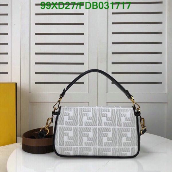 Fendi AAA+ Replica Zucca Baguette Shoulder Bag FDB0317171110