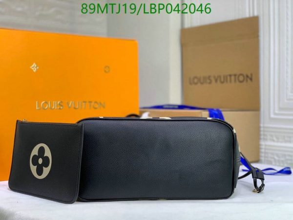 Louis Vuitton AAA+ Replica Designer Black/White Neverfull LBP0420467654