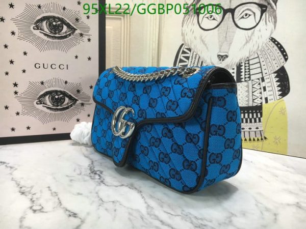 Gucci AAA+ Replica GG Marmont Multicolor Shoulder Bag GGBP051006167