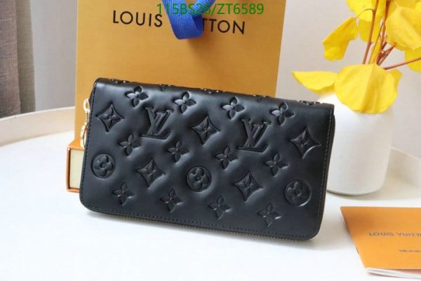 Louis Vuitton 1:1 Mirror Lagon Zippy Long Ladies Wallet ZT65895481972