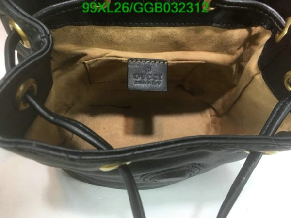 Gucci AAA+ Replica GG Marmont Leather Mini Backpack GGB0323124853