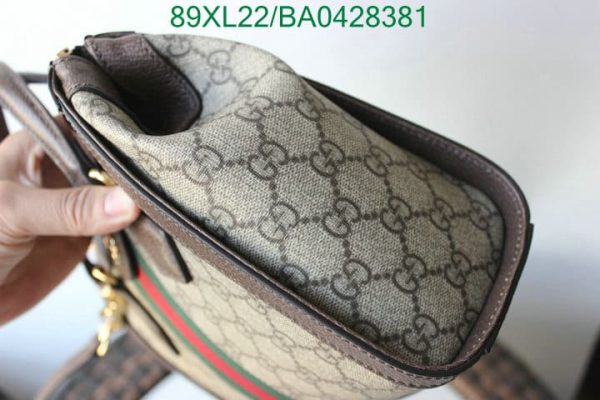 Gucci AAA+ Replica GG Beige / Ebony Ophidia Tote Bag BA04283814632