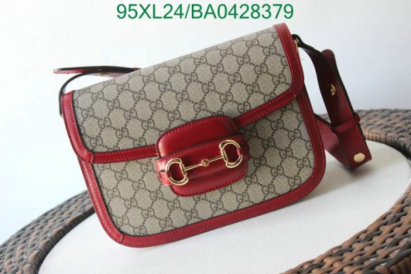 GUCCI 1955 AAA+ Replica Horsebit Shoulder Bag BA04283791698