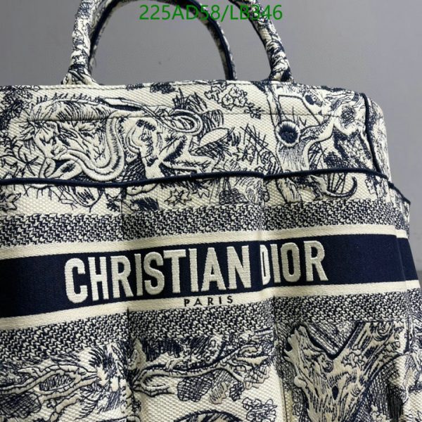 Christian Dior 1:1 Mirror Catherine Oblique Canvas Embroidery Tote LB34619751672