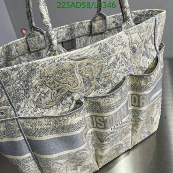 Christian Dior 1:1 Mirror Catherine Oblique Canvas Embroidery Tote LB34619751672