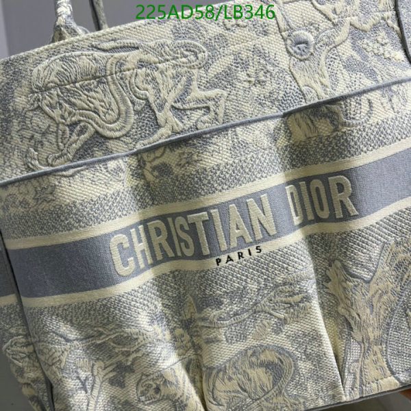 Christian Dior 1:1 Mirror Catherine Oblique Canvas Embroidery Tote LB34619751672