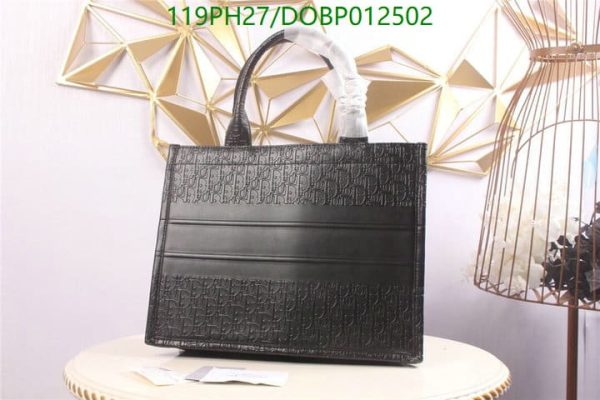 Christian Dior AAA+ Replica Black Beach Book Tote Bag DOBP012502167