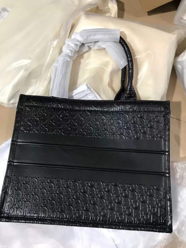 Christian Dior AAA+ Replica Black Beach Book Tote Bag DOBP012502167