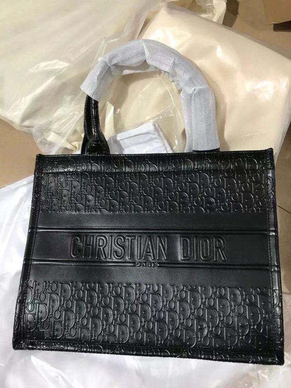 Christian Dior AAA+ Replica Black Beach Book Tote Bag DOBP012502167