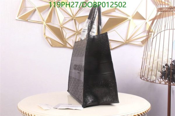 Christian Dior AAA+ Replica Black Beach Book Tote Bag DOBP012502167