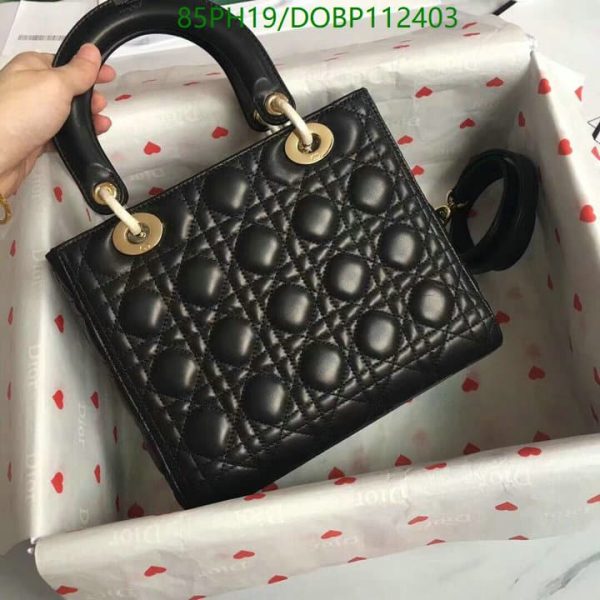 Christian Dior AAA+ Replica Black Cannage Leather Lady Bag DOBP112403854