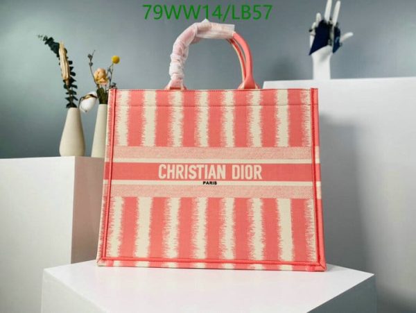 Christian Dior AAA+ Replica D-Stripes Canvas Book Tote LB57164385974