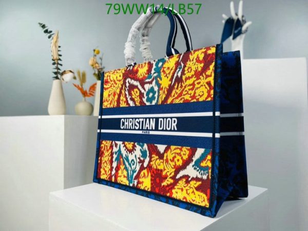 Christian Dior AAA+ Replica D-Stripes Canvas Book Tote LB57164385974