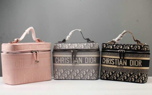 Christian Dior AAA+ Replica DiorTravel Vanity Canvas Case LB16169751349