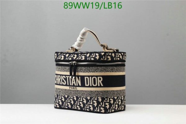 Christian Dior AAA+ Replica DiorTravel Vanity Canvas Case LB16169751349