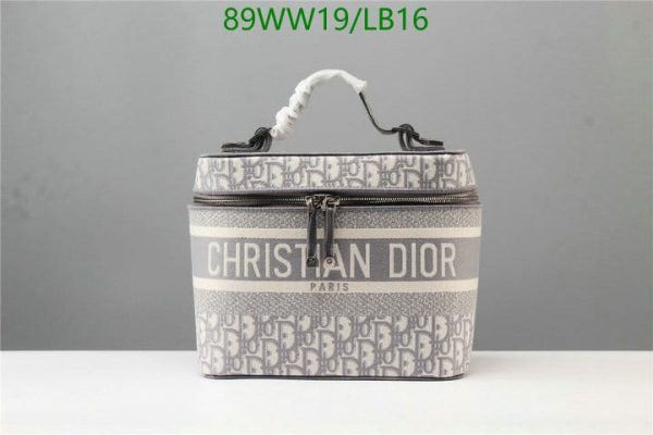 Christian Dior AAA+ Replica DiorTravel Vanity Canvas Case LB16169751349