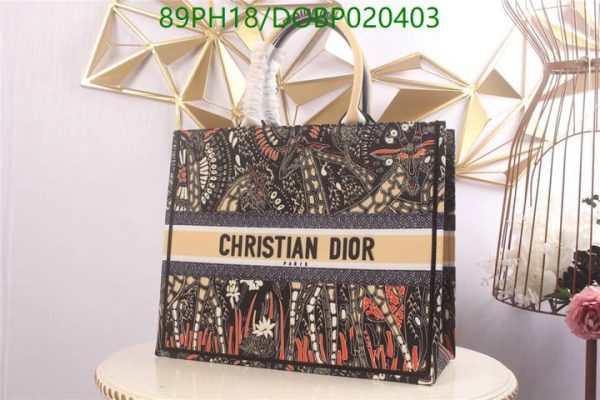 Christian Dior AAA+ Replica Designer Canvas Book Tote DOBP020403167