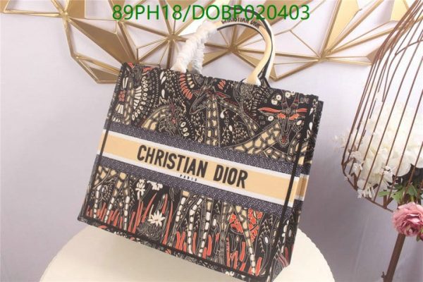 Christian Dior AAA+ Replica Designer Canvas Book Tote DOBP020403167