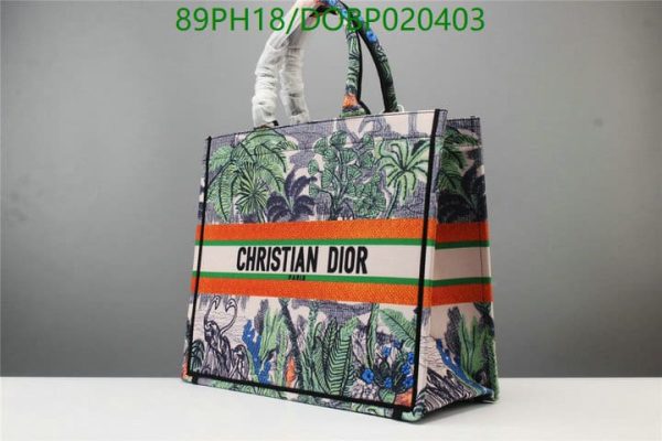 Christian Dior AAA+ Replica Designer Canvas Book Tote DOBP020403167