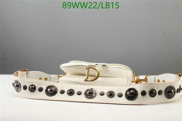 Christian Dior AAA+ Replica Embroidered Sling Saddle Bag LB15197594264