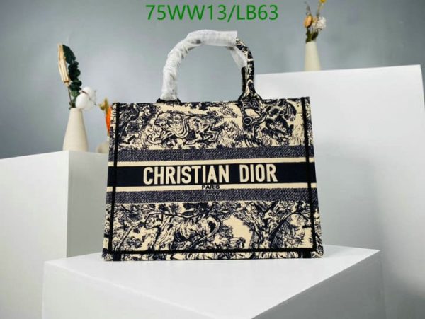 Christian Dior AAA+ Replica Canvas Book Tote Bag LB63164329751