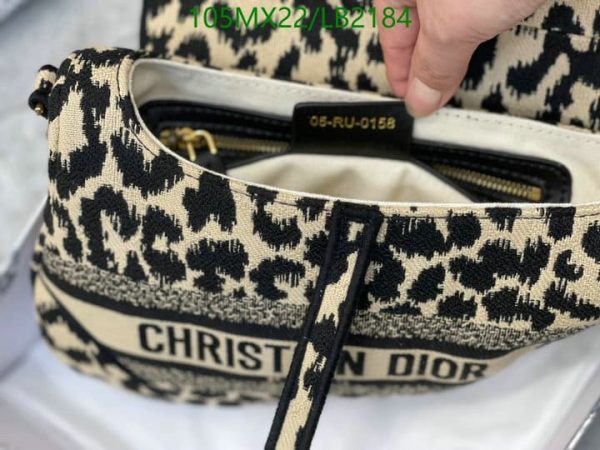 Christian Dior AAA+ Replica Luxury Leopard Saddle Bag LB21841938197