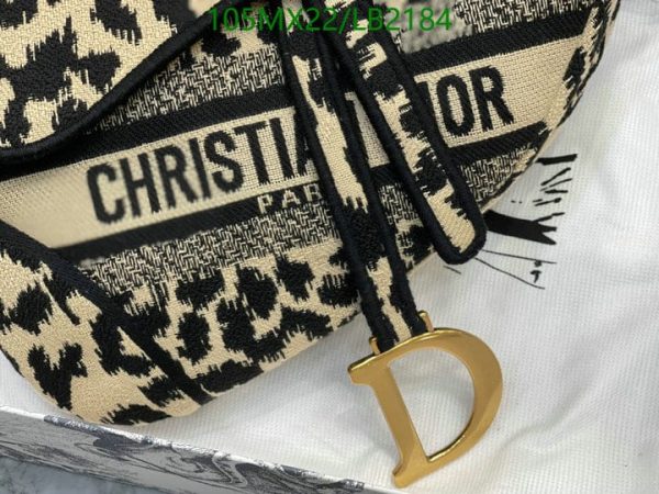 Christian Dior AAA+ Replica Luxury Leopard Saddle Bag LB21841938197