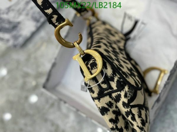 Christian Dior AAA+ Replica Luxury Leopard Saddle Bag LB21841938197